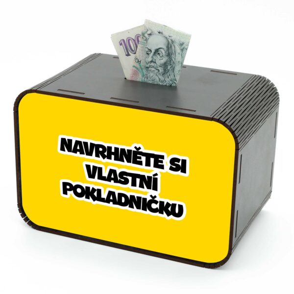 Pokladnička - Barevná - na míru CZ-02-087 antracit DrevoDed.cz