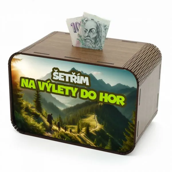 Pokladnička - Šetřím na výlety do hor - Pro dobrodruhy CZ-02-003
